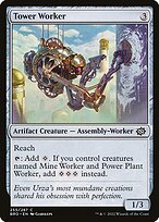 Magic the Gathering Card - Tower Worker - MTG Circle
