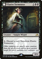 Magic the Gathering Card - Elusive Tormentor // Insidious Mist - MTG Circle