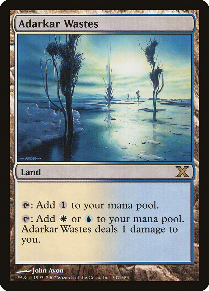 Magic the Gathering Card - Adarkar Wastes - MTG Circle