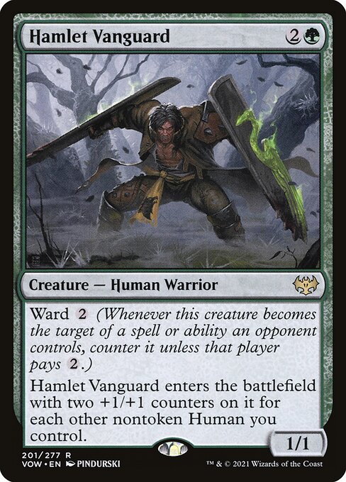 Magic the Gathering Card - Hamlet Vanguard - MTG Circle