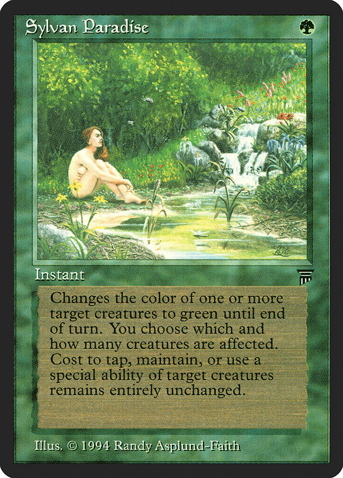Magic the Gathering Card - Sylvan Paradise - MTG Circle