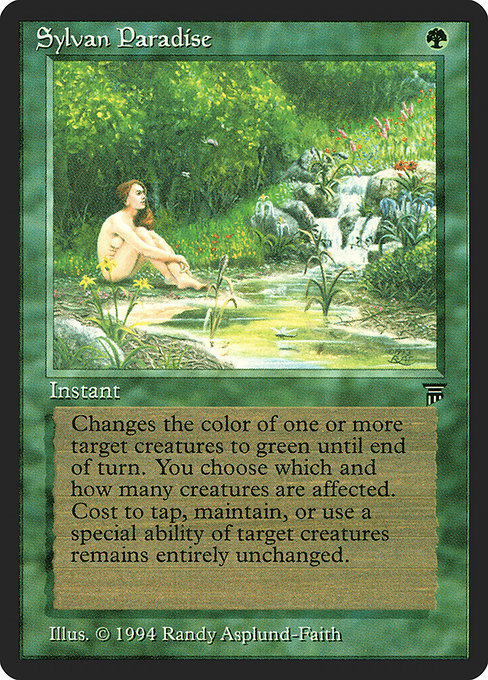Magic the Gathering Card - Sylvan Paradise - MTG Circle