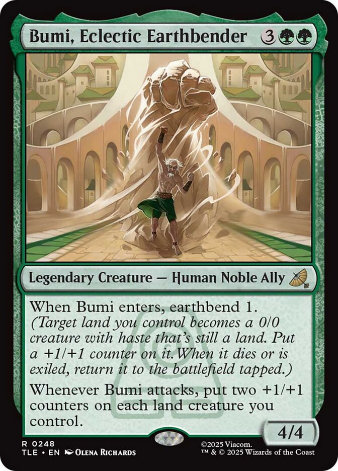 Magic the Gathering Card - Bumi, Eclectic Earthbender - MTG Circle