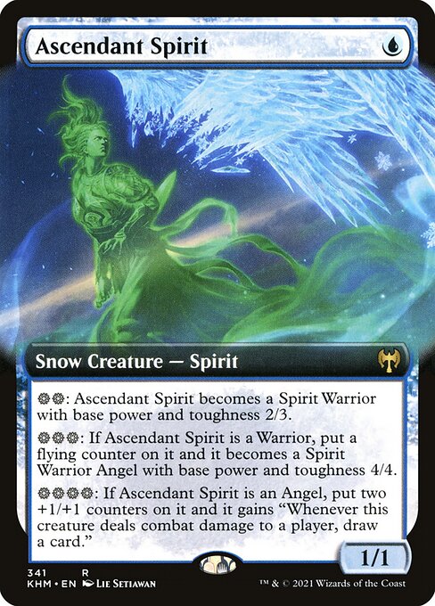 Magic the Gathering Card - Ascendant Spirit - MTG Circle