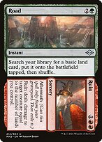 Magic the Gathering Card - Road // Ruin - MTG Circle