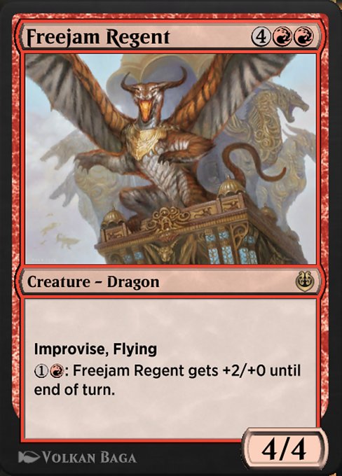 Magic the Gathering Card - Freejam Regent - MTG Circle