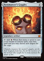 Magic the Gathering Card - Pyromancer's Goggles - MTG Circle