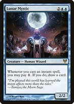 Magic the Gathering Card - Lunar Mystic - MTG Circle