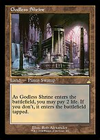 Magic the Gathering Card - Godless Shrine - MTG Circle