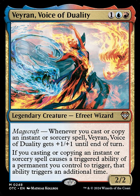 Magic the Gathering Card - Veyran, Voice of Duality - MTG Circle