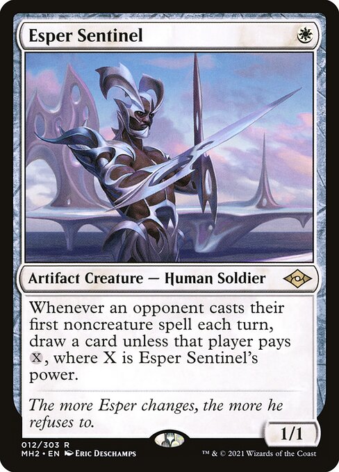 Magic the Gathering Card - Esper Sentinel - MTG Circle