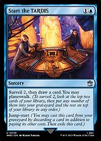 Magic the Gathering Card - Start the TARDIS - MTG Circle