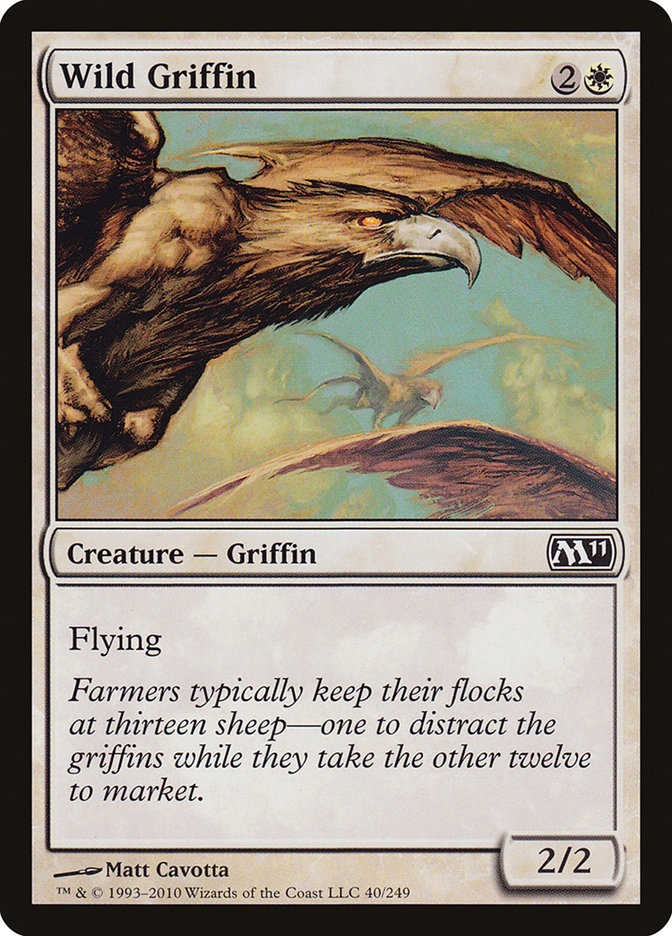Magic the Gathering Card - Wild Griffin - MTG Circle