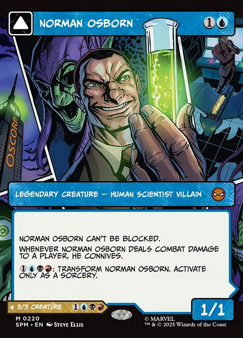 Magic the Gathering Card - Norman Osborn // Green Goblin - MTG Circle