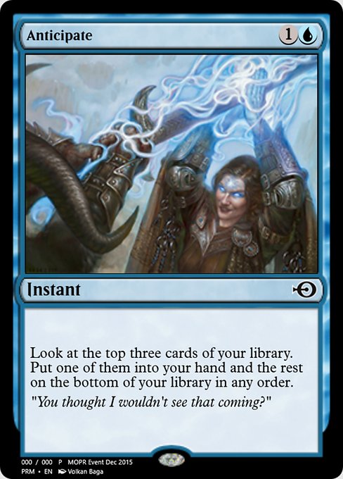 Magic the Gathering Card - Anticipate - MTG Circle