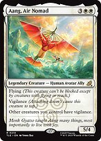 Magic the Gathering Card - Aang, Air Nomad - MTG Circle
