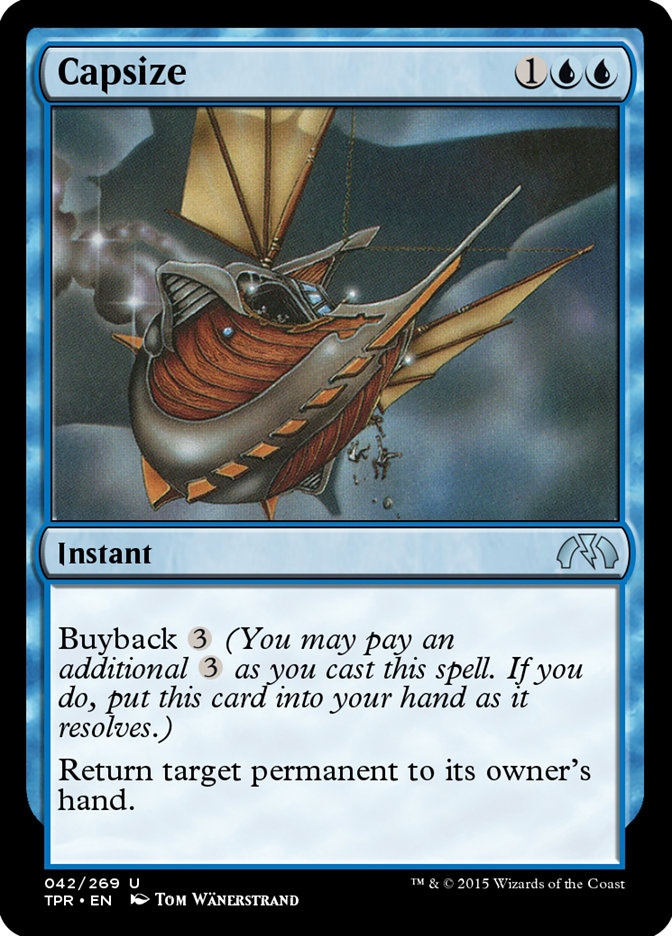 Magic the Gathering Card - Capsize - MTG Circle