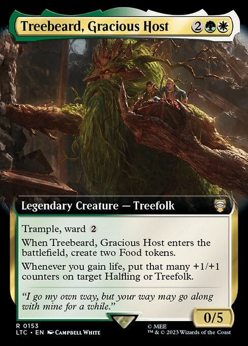 Magic the Gathering Card - Treebeard, Gracious Host - MTG Circle