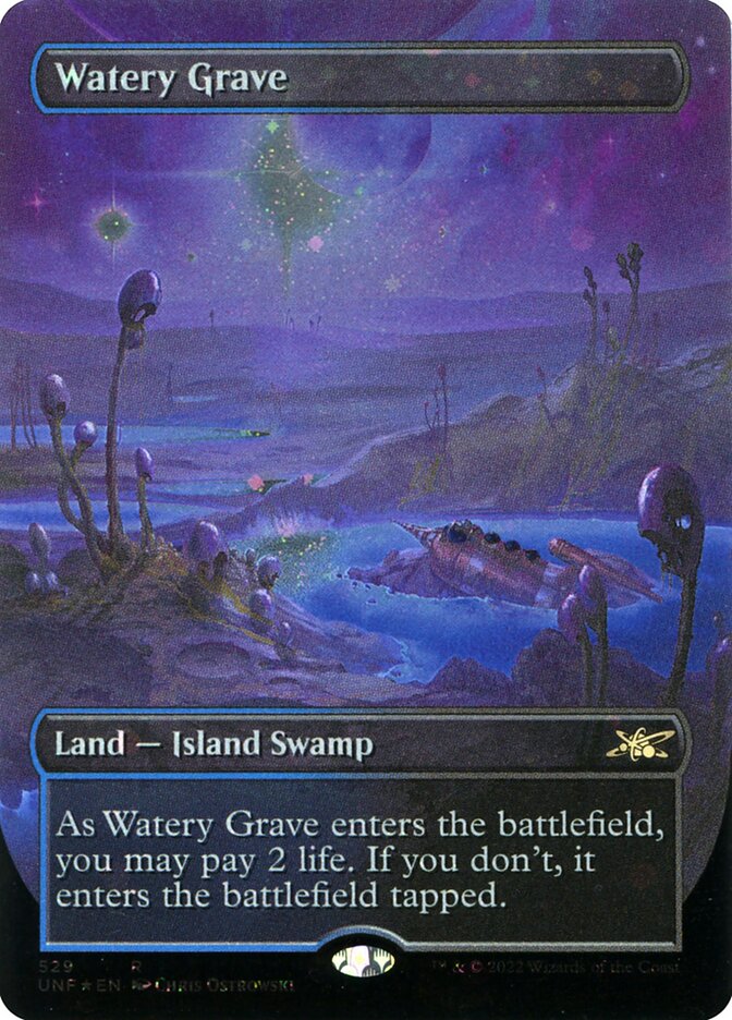 Magic the Gathering Card - Watery Grave - MTG Circle