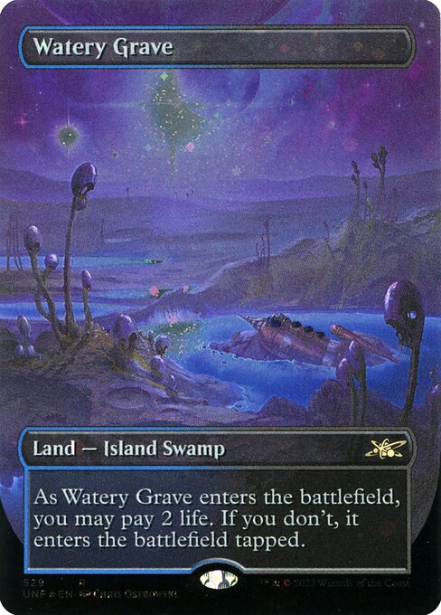 Magic the Gathering Card - Watery Grave - MTG Circle