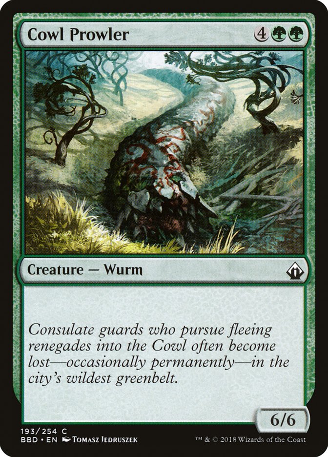 Magic the Gathering Card - Cowl Prowler - MTG Circle