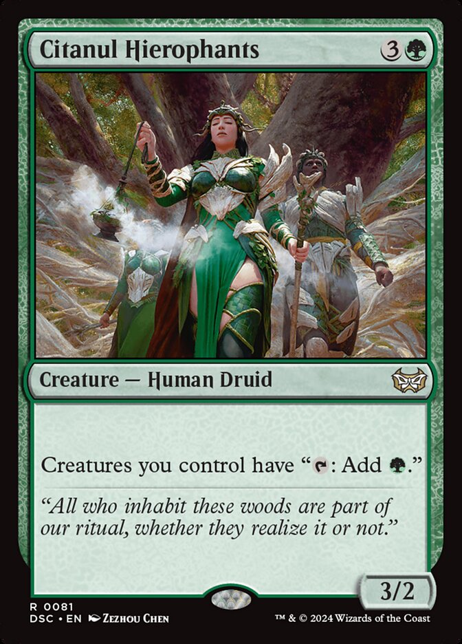 Magic the Gathering Card - Citanul Hierophants - MTG Circle