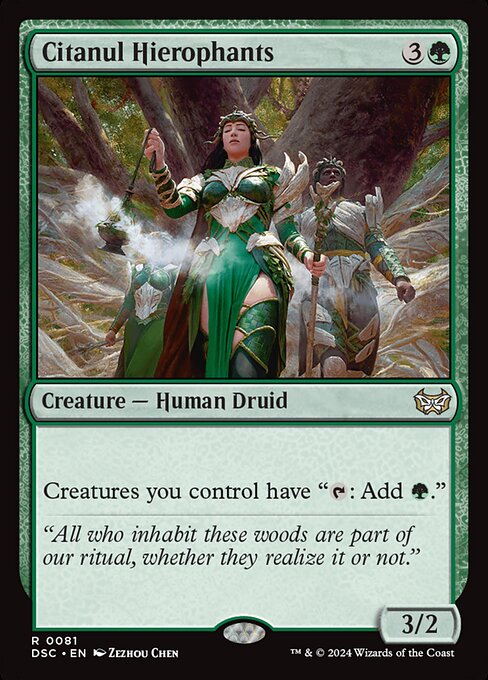 Magic the Gathering Card - Citanul Hierophants - MTG Circle