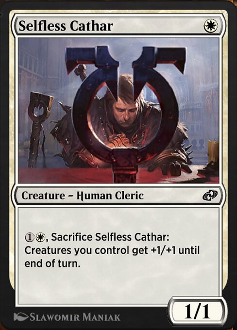 Magic the Gathering Card - Selfless Cathar - MTG Circle