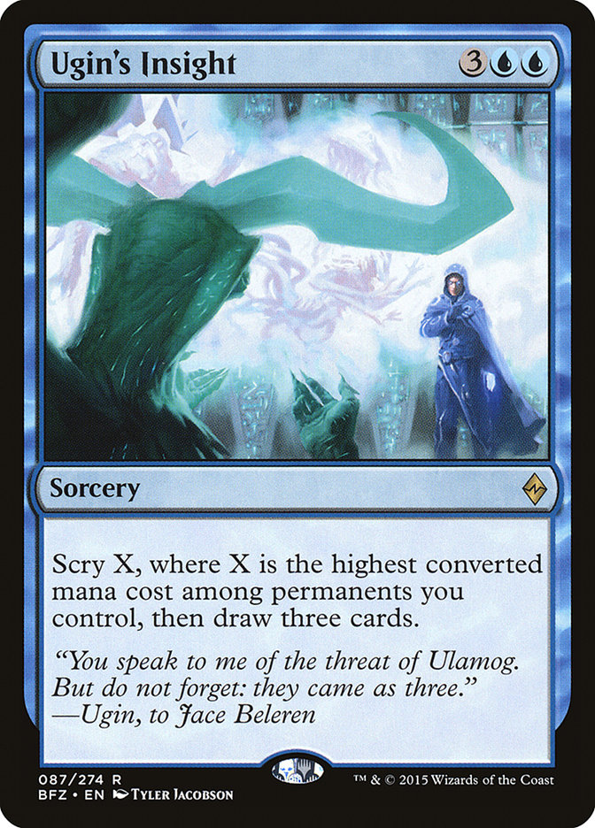 Magic the Gathering Card - Ugin's Insight - MTG Circle