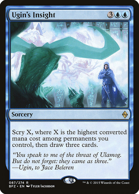 Magic the Gathering Card - Ugin's Insight - MTG Circle
