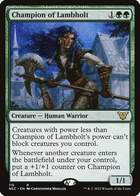 Magic the Gathering Card - Champion of Lambholt - MTG Circle