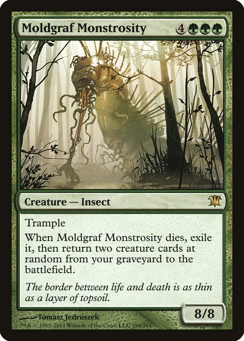 Magic the Gathering Card - Moldgraf Monstrosity - MTG Circle