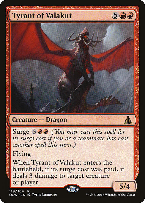 Magic the Gathering Card - Tyrant of Valakut - MTG Circle