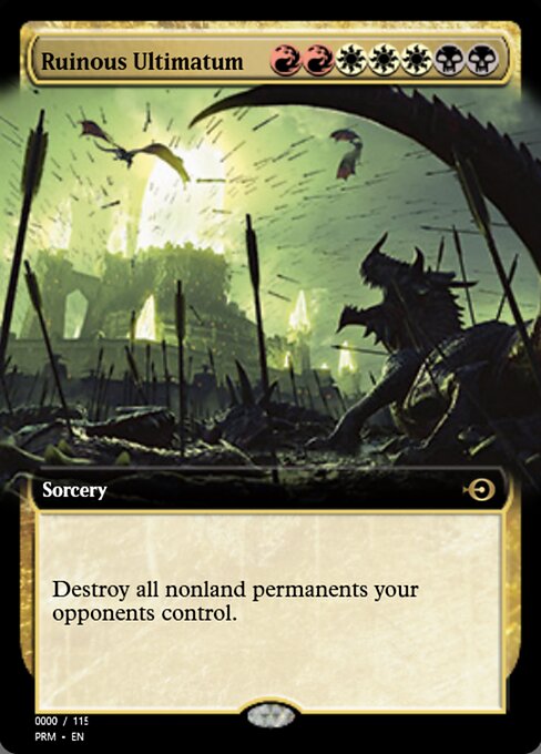 Magic the Gathering Card - Ruinous Ultimatum - MTG Circle
