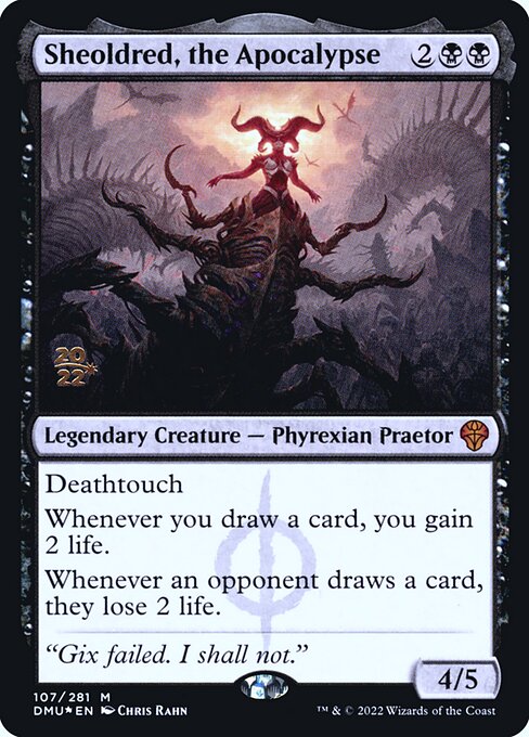 Magic the Gathering Card - Sheoldred, the Apocalypse - MTG Circle
