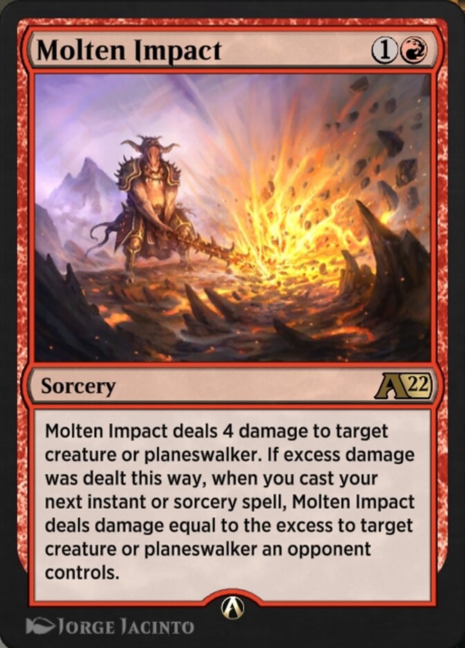 Magic the Gathering Card - Molten Impact - MTG Circle