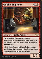 Magic the Gathering Card - Goblin Engineer - MTG Circle