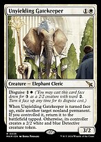 Magic the Gathering Card - Unyielding Gatekeeper - MTG Circle