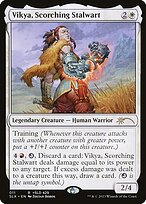 Magic the Gathering Card - Vikya, Scorching Stalwart - MTG Circle