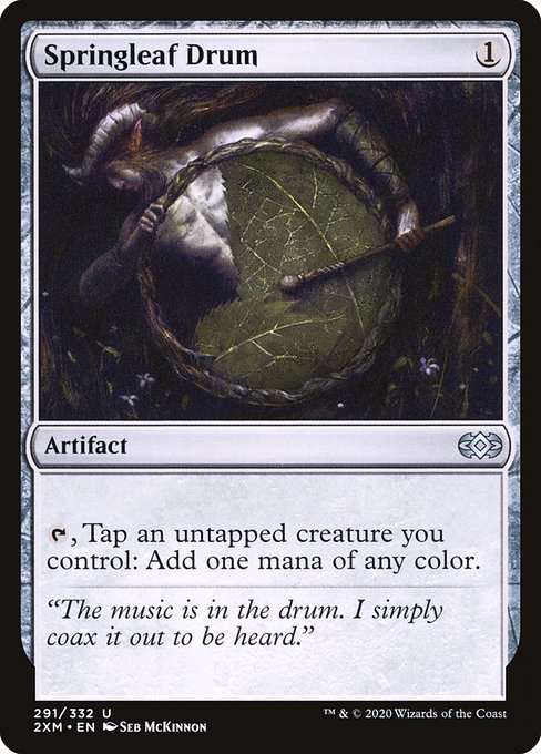 Magic the Gathering Card - Springleaf Drum - MTG Circle