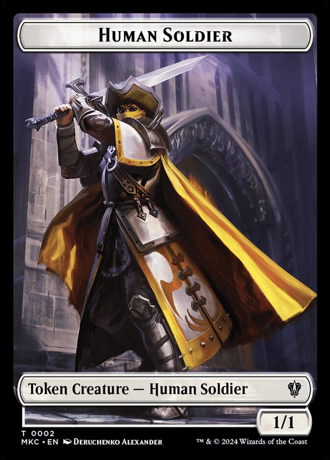 Magic the Gathering Card - Human Soldier - MTG Circle