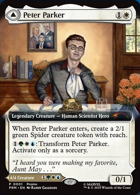 Magic the Gathering Card - Peter Parker - MTG Circle