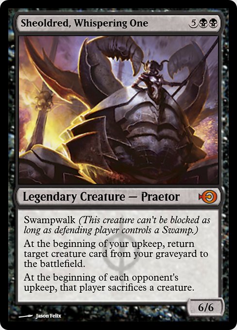 Magic the Gathering Card - Sheoldred, Whispering One - MTG Circle