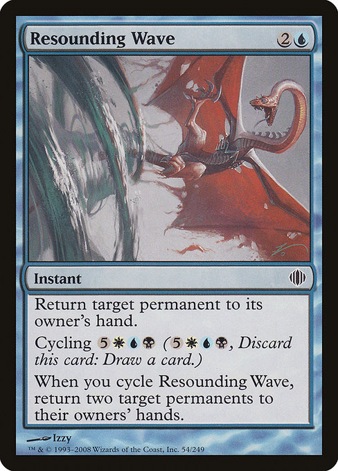 Magic the Gathering Card - Resounding Wave - MTG Circle