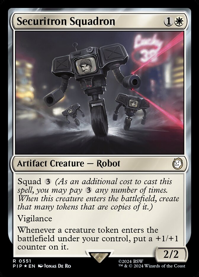 Magic the Gathering Card - Securitron Squadron - MTG Circle