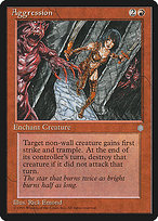 Magic the Gathering Card - Aggression - MTG Circle