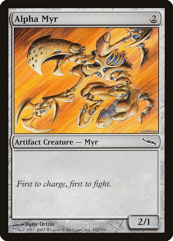 Magic the Gathering Card - Alpha Myr - MTG Circle