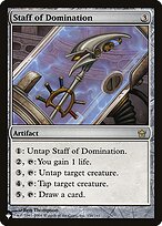 Magic the Gathering Card - Staff of Domination - MTG Circle