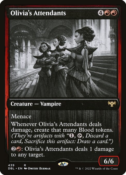 Magic the Gathering Card - Olivia's Attendants - MTG Circle
