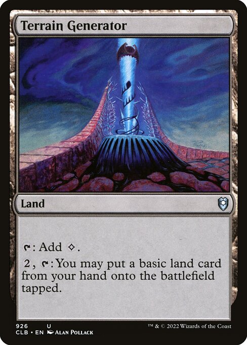 Magic the Gathering Card - Terrain Generator - MTG Circle